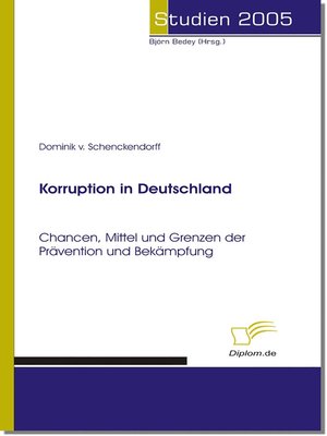 cover image of Korruption in Deutschland